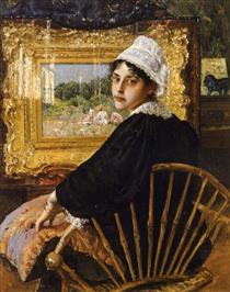 A Study (The Artist's Wife) - William Merritt Chase