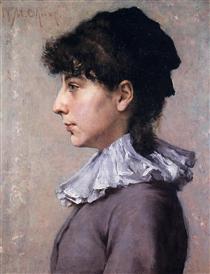 Portrait of Virginia Gerson - William Merritt Chase