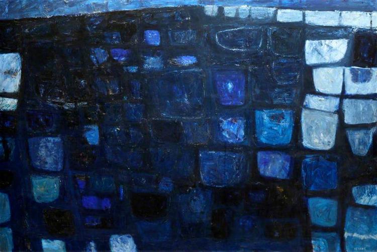 Blue Abstract, 1959 - Уильям Скотт