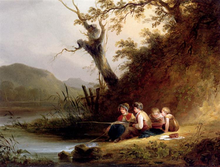The Young Anglers - William Shayer