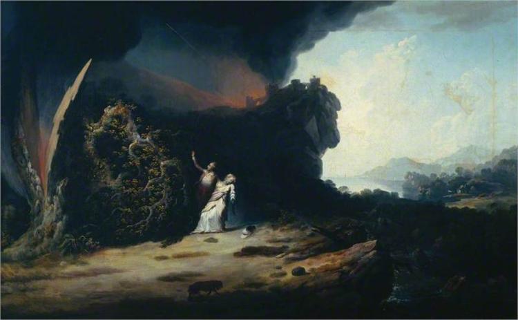 Thunderstorm with the Death of Amelia, 1784 - Вільям Вільямс