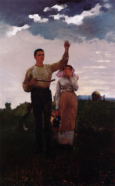 Answering the Horn, 1876 - Уинслоу Хомер