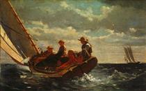 Breezing Up (A Fair Wind) - Winslow Homer