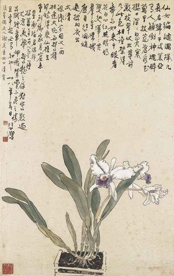 Cattleya, 1939 - Xu Beihong