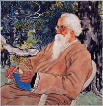Portrait of Rabindranath Tagore - Сюй Бейхун