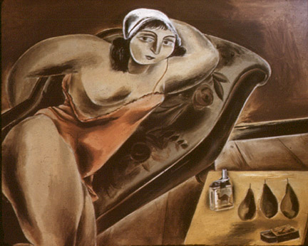Girl on Sofa, 1925 - Yasuo Kuniyoshi