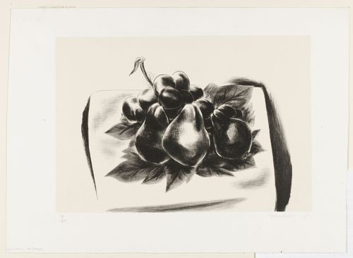 Pears and Grapes - (Three Pears and Grapes), 1928 - Yasuo Kuniyoshi