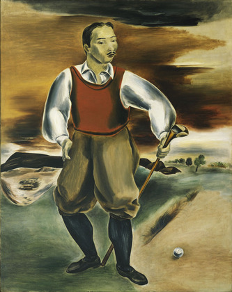 Self-Portrait as a Golf Player, 1925 - Yasuo Kuniyoshi