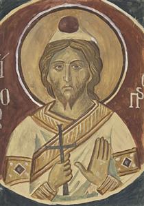 St James the Persian, from Meteora 1931 - Giannis Tsarouchis