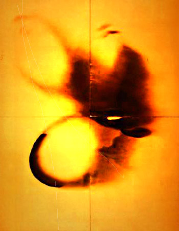 Fire Painting F25, 1961 - 伊夫·克莱因