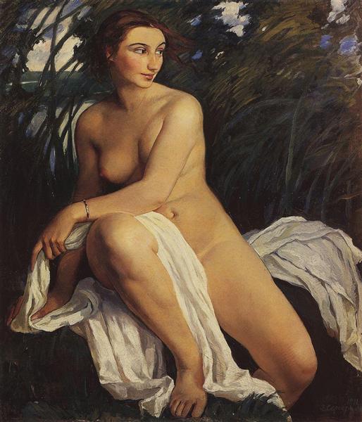 Купальщица, 1911 - Зинаида Серебрякова