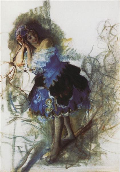 Dancer, 1922 - 1924 - Zinaida Evgenievna Serebriakova