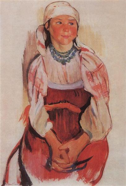 Молодуха (Марія Жегуліна), 1909 - Зінаїда Серебрякова