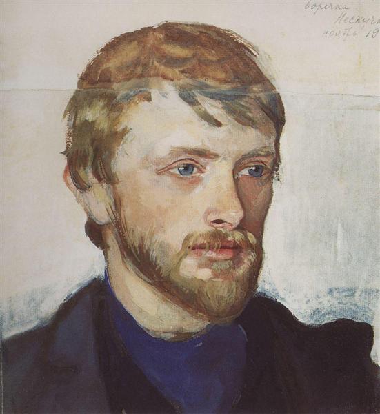 Portrait of Boris Serebryakov, c.1905 - Sinaida Jewgenjewna Serebrjakowa