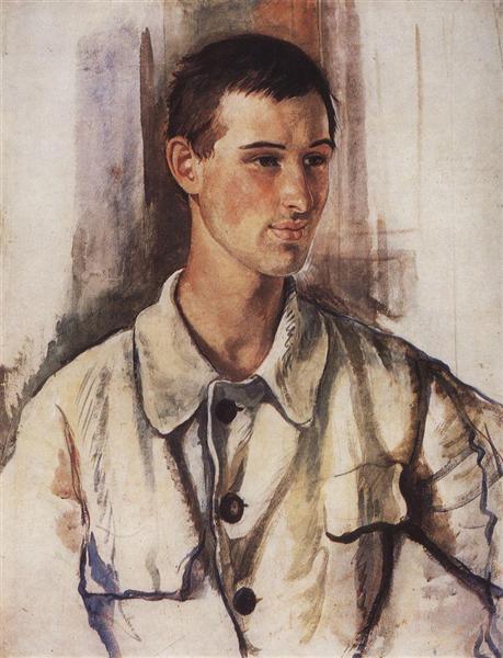 Portrait of V. M. Dukelsky, 1920 - Sinaida Jewgenjewna Serebrjakowa