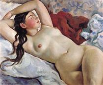 Reclining Nude - Zinaïda Serebriakova