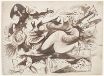 Untitled (O'Connor-Thaw 770) - Jackson Pollock